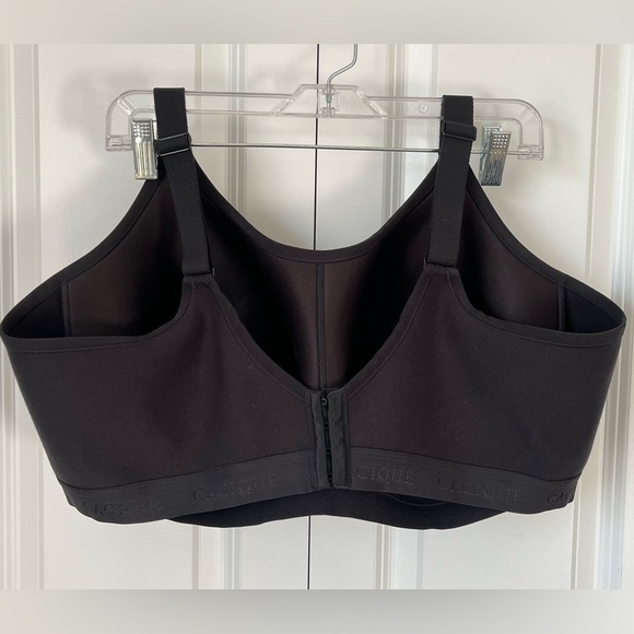 Cacique Bra Women’s Size 50DD Lightly Lined No-Wire Black Scoop Comfort‎ - Picture 6 of 9